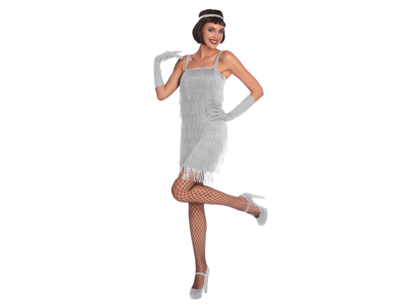 flapper srebrny
